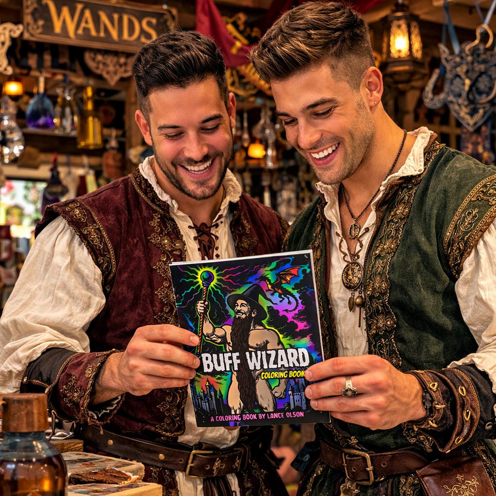 Coloring Books: Buff Wizard Coloring Book (5 Pack)