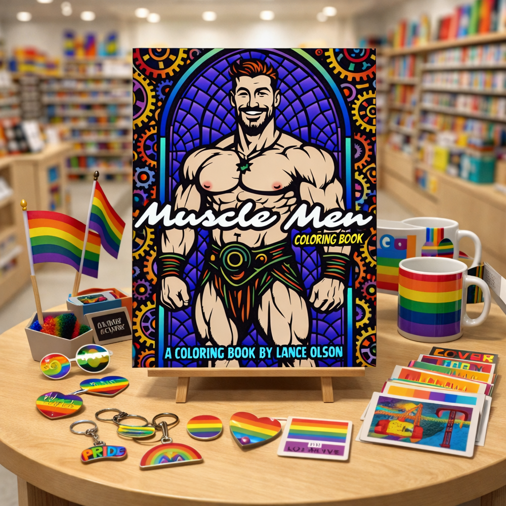 Coloring Books: Muscle Men Coloring Book (5 Pack)