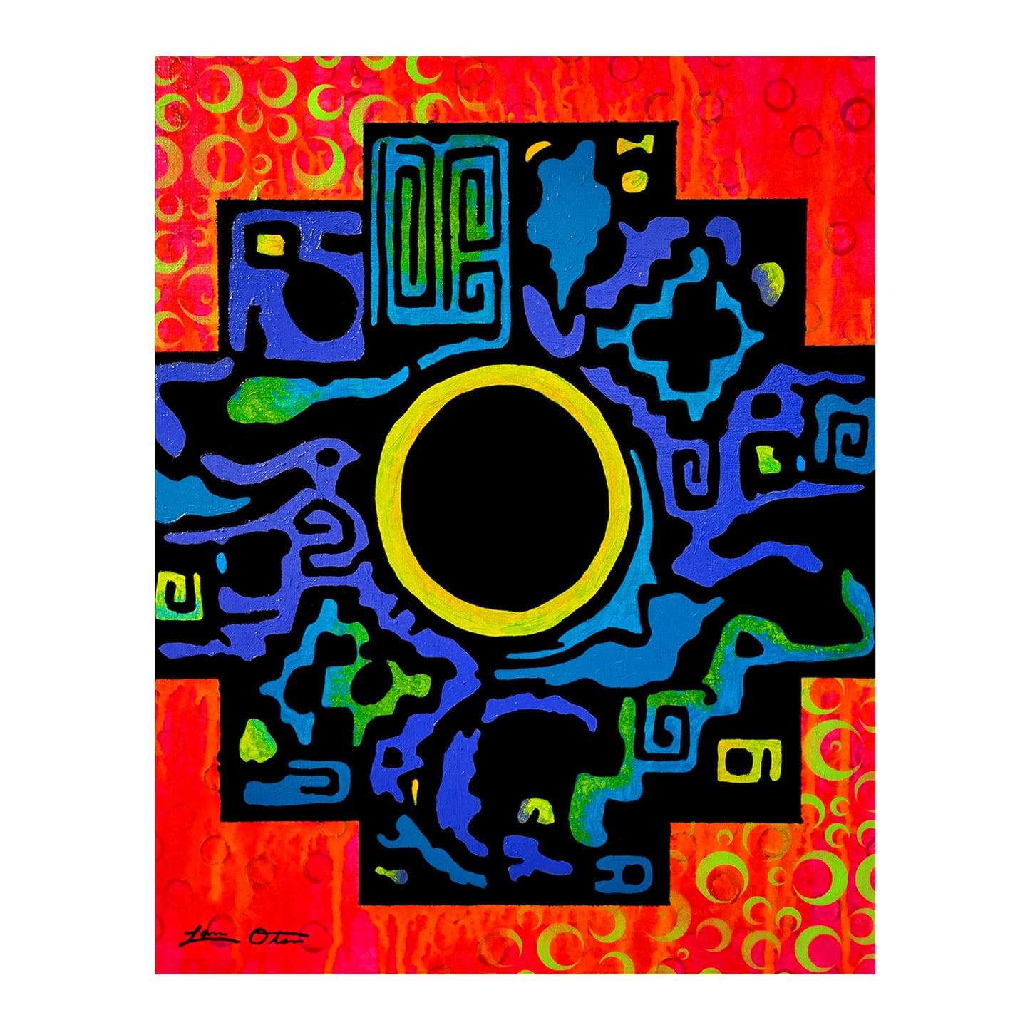 "Inkan" Original Painting image 1
