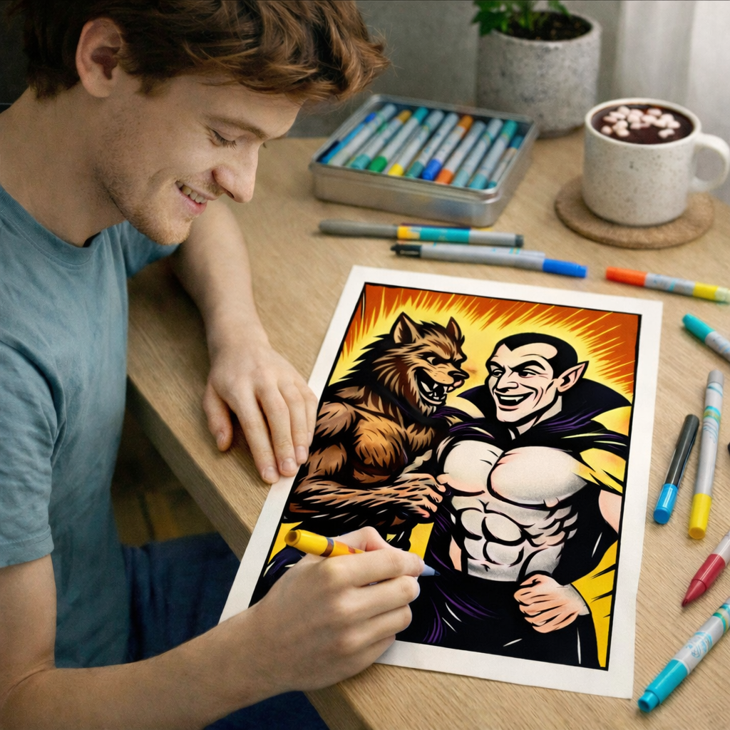 Coloring Books: Buff Monsters Coloring Book (5 Pack)