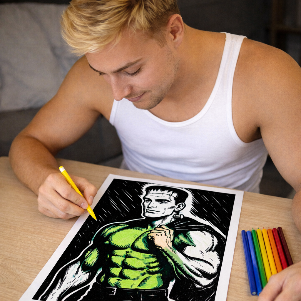 Coloring Books: Buff Monsters Coloring Book (5 Pack)