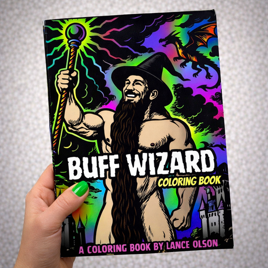 Coloring Books: Buff Wizard Coloring Book (5 Pack)