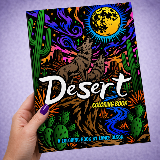 Coloring Books: Desert Coloring Book (5 Pack)