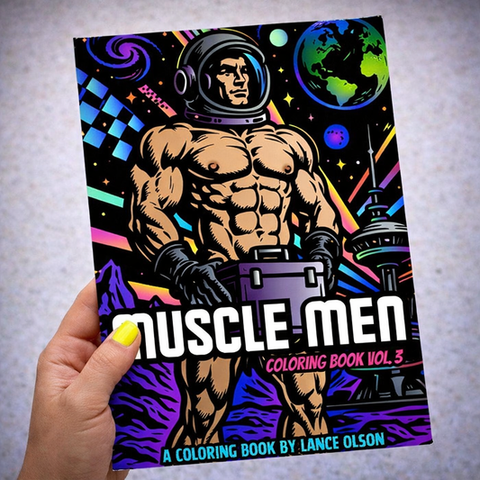Coloring Books: Muscle Men Coloring Book Vol. 3 (5 Pack)