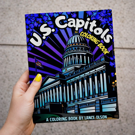 Coloring Books: U.S. Capitols Coloring Book (5 Pack)