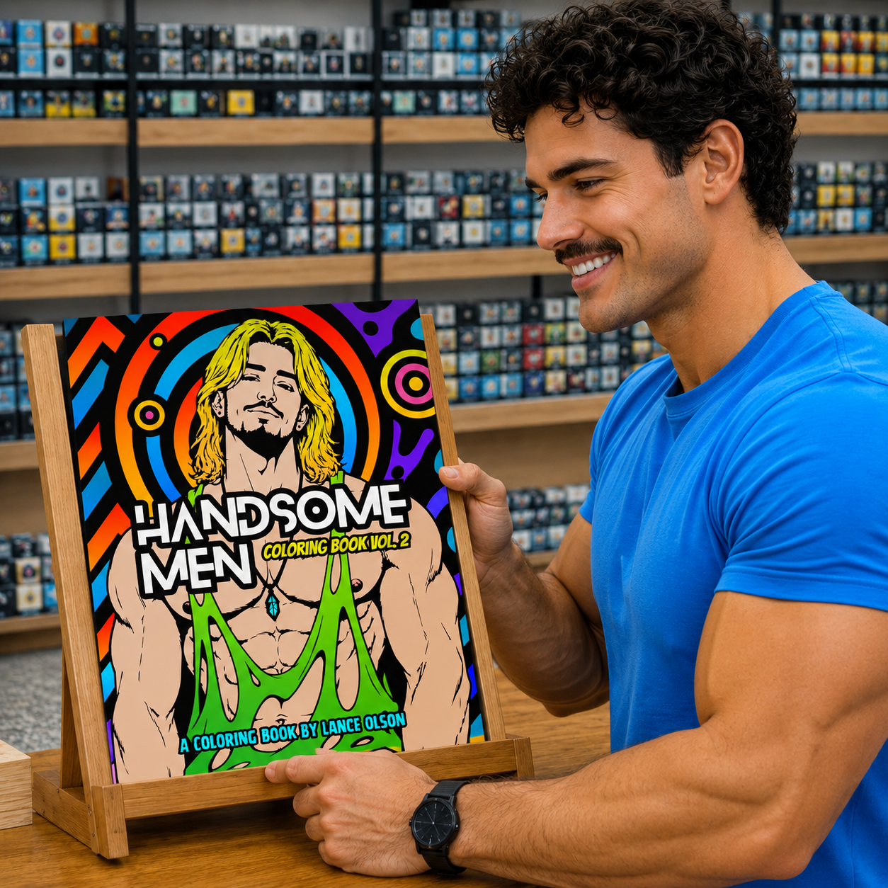 Coloring Books: Handsome Men Coloring Book Vol. 2 (5 Pack)