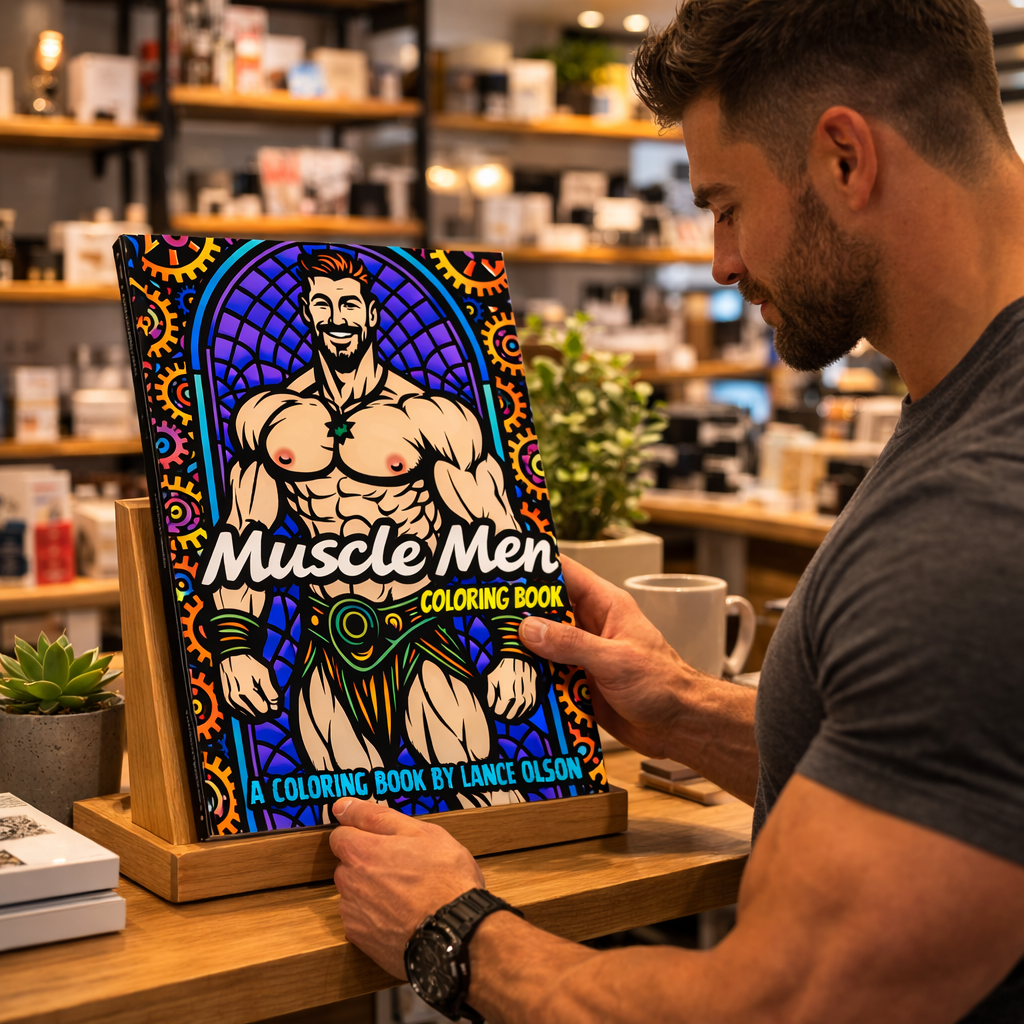 Coloring Books: Muscle Men Coloring Book (5 Pack)