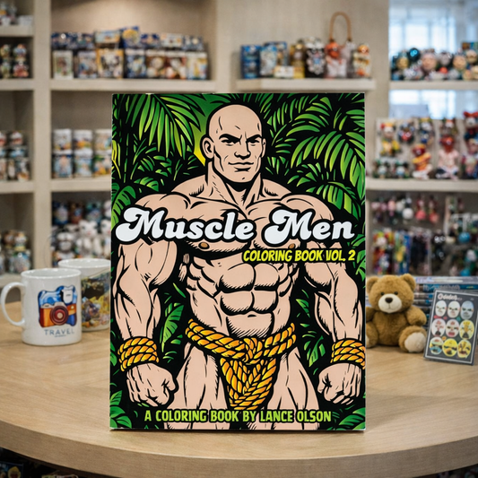 Coloring Books: Muscle Men Coloring Book Vol. 2 (5 Pack)