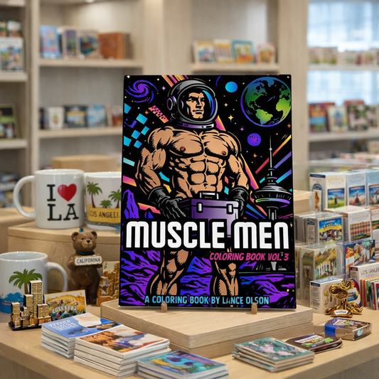 Coloring Books: Muscle Men Coloring Book Vol. 3 (5 Pack)