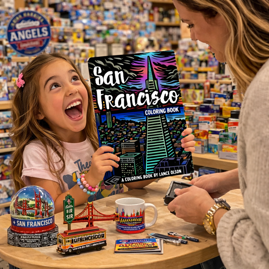 Coloring Books: San Francisco Coloring Book (5 Pack)