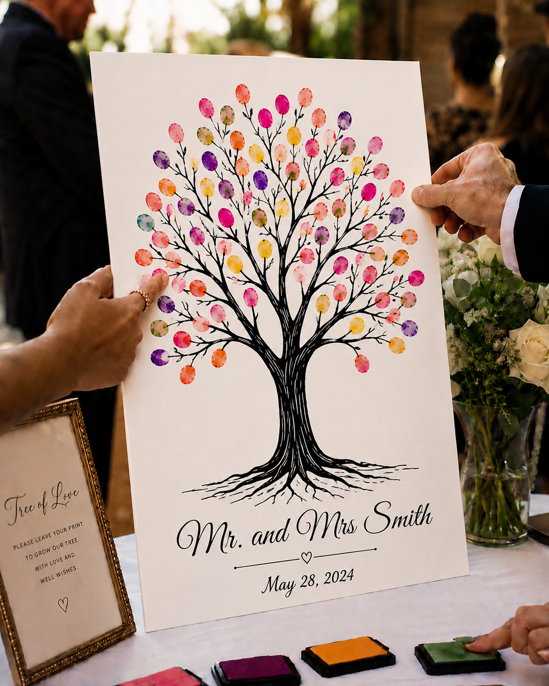 Thumbprint Guest Books: Custom Designs
