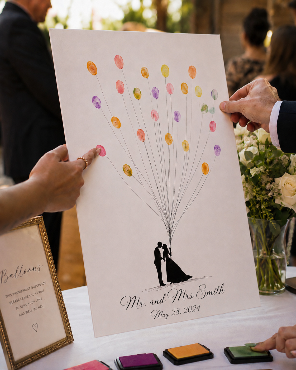 Thumbprint Guest Books: Custom Designs